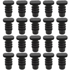 Marsrut 20-pack 3-8 inch hose end caps for secure drip connections.