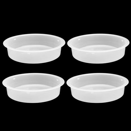 Marsrut 4pc bird feeder trays set for easy backyard feeding and cleaning.