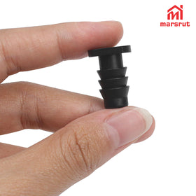 Marsrut end cap helps seal irrigation lines in flower beds.