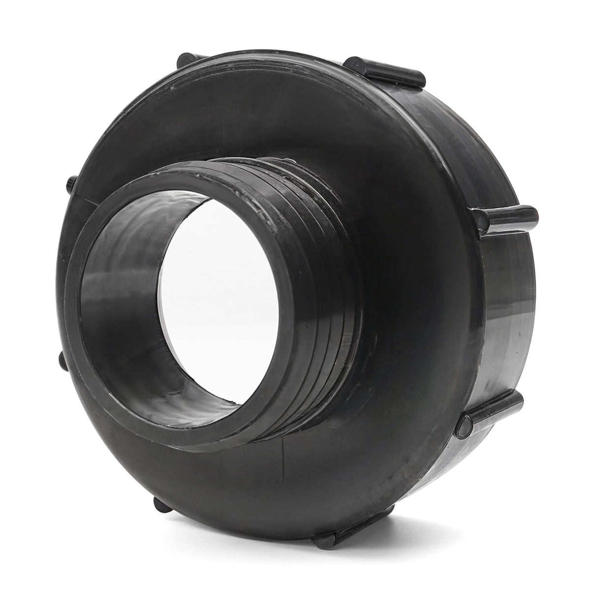 Marsrut adapter mounted on a drum for easy, tool-free installation.