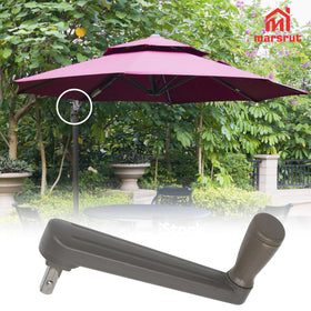 Marsrut umbrella rocker crank handle for reliable daily use