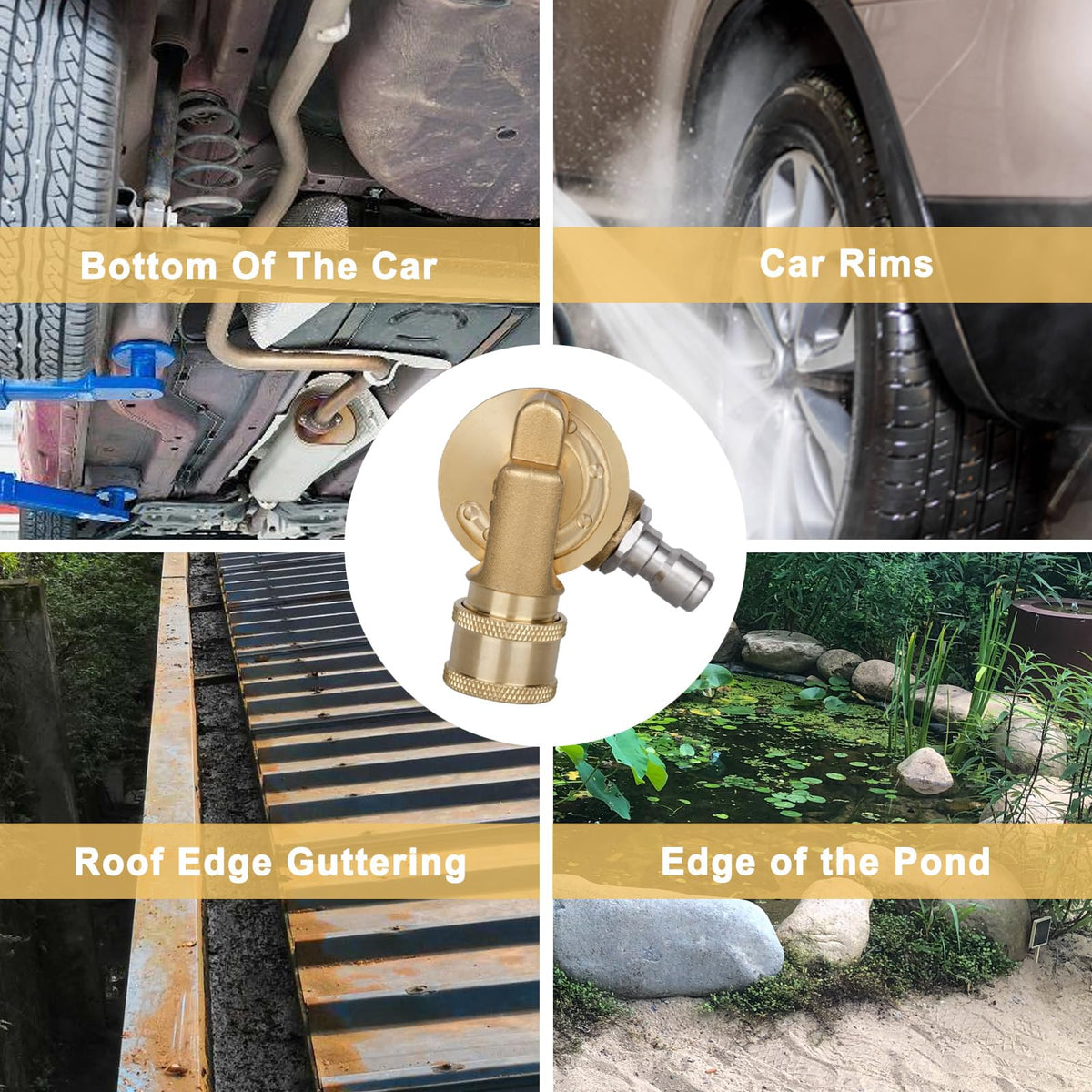 MARSTEK durable attachment enabling efficient high-pressure washing on tough spots
