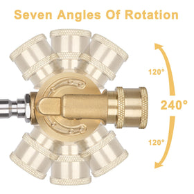 MARSTEK seven-angle design accelerates access to rims and gutters