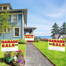 Marsui foldable yard sign showcases portable transport and storage options.