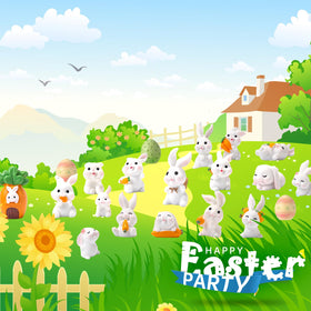 Marsui plant pot bunny decoration to enhance small gardens.