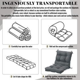 Marsui durable, tear-resistant cushions maintain shape through seasons.