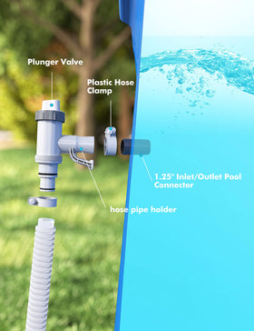 MASCARRY water-flow stopper supports safe, controlled draining and back flush routines.