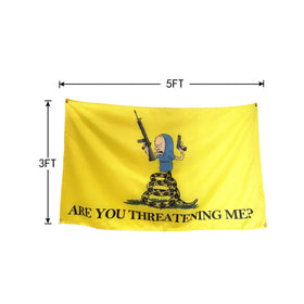Masquita flag with double-stitched edges for lasting indoor outdoor display.