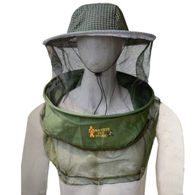 Massive Bee Store three-layer ventilated veil with round hat for breathable protection