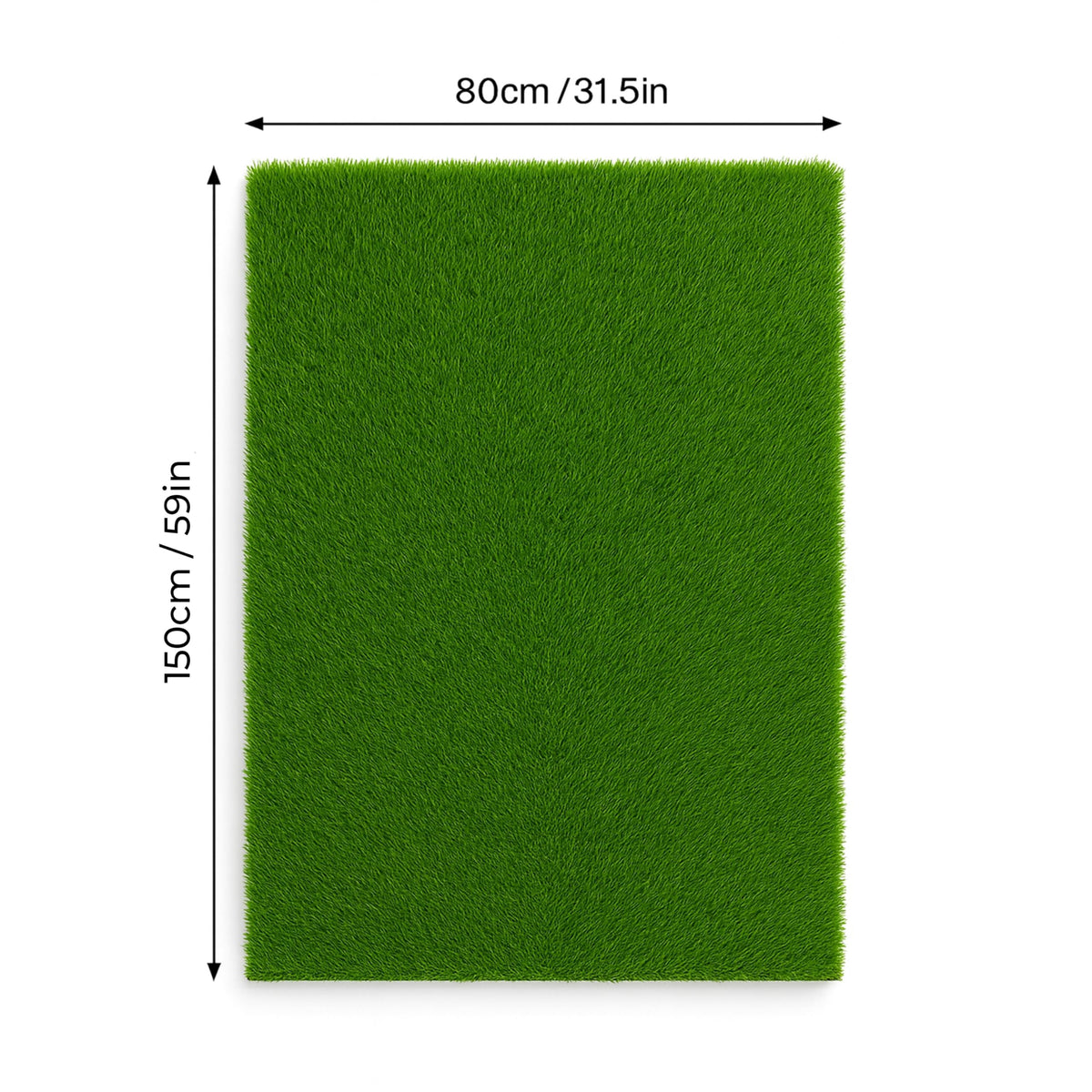MASSTEELGER artificial grass mat close-up, soft and realistic fibers