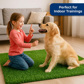 MASSTEELGER artificial grass mat ideal for dog potty training