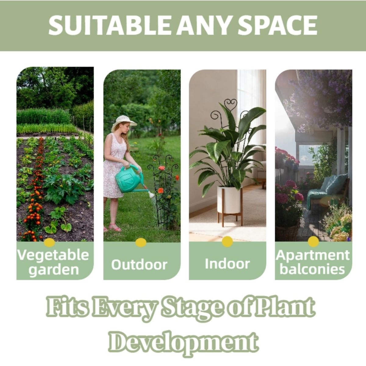 Masstol Monstera and pothos friendly plant climber support
