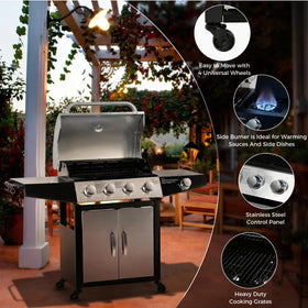 Master Cook cabinet-storage unit keeps tools and propane ready