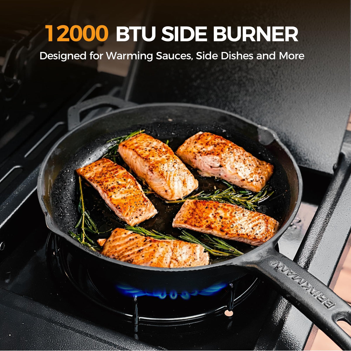 Master Cook 4 casters offer smooth movement and placement