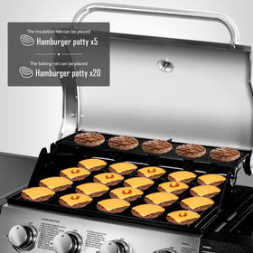 Master Cook grill lid and thermometer aid precise temp control