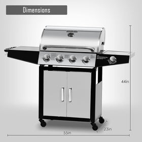 Master Cook stainless steel lid reflects durability and weather resistance