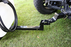 Master Mfg low center of gravity prevents tipping on slopes.