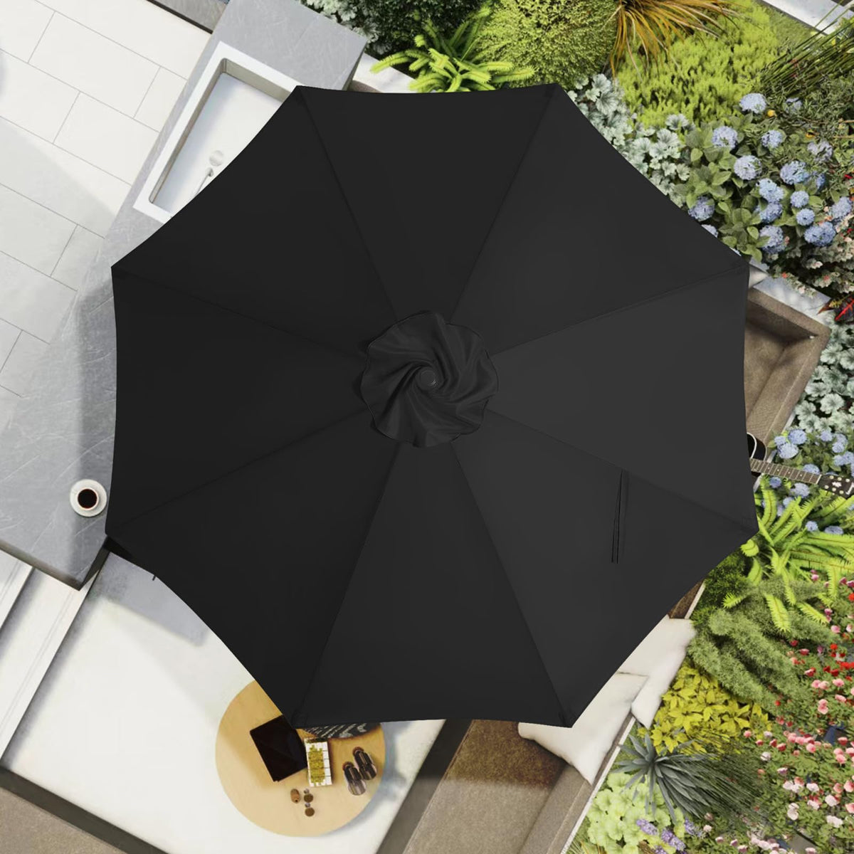 MasterCanopy canopy only, no pole or ribs; store safely during storms.