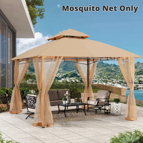 MASTERCANOPY mosquito walls exclude canopy top and frame for flexible setup.