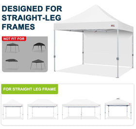 MasterCanopy SunWall installation demonstrates one sidewall option for customizable shade