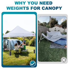 Mastercanopy weight bag not filled with sand or soil