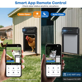 MasterFUN WiFi coop camera live feed for real-time flock monitoring.