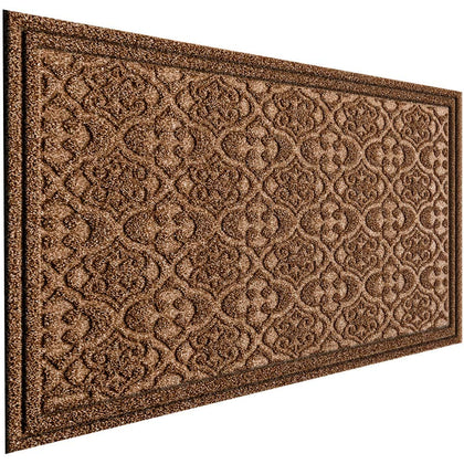 MAT 7-BANQUET outdoor mat at the front door traps dirt and moisture.