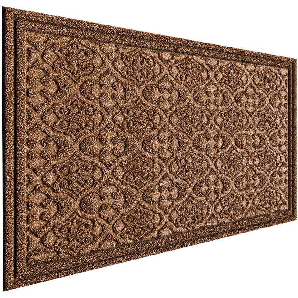 MAT 7-BANQUET outdoor mat at the front door traps dirt and moisture.