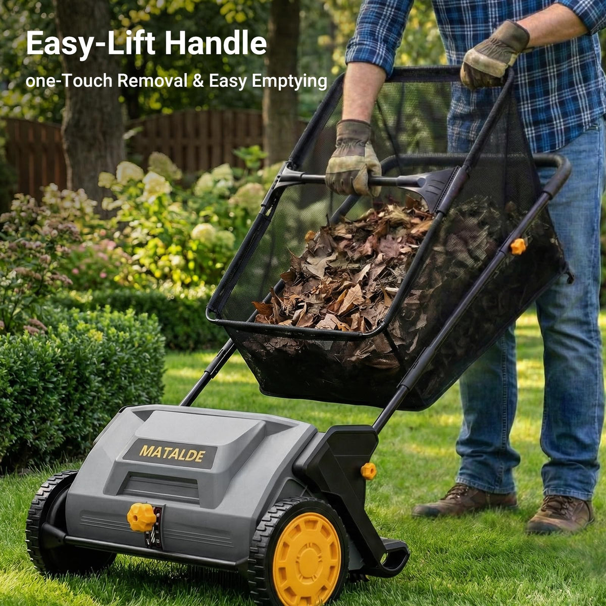 Matalde 200L leaf bag included ready for bigger yard cleanups