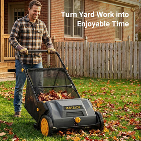 Matalde yard-cleanup solution suitable for lawns, gardens, driveways