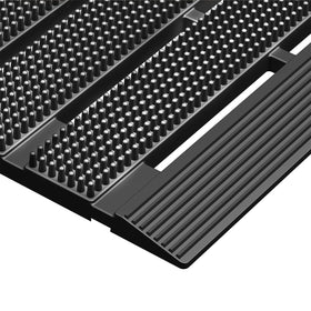 MATALL door mat with interlocking connectors enables seamless, expandable entryway setups.