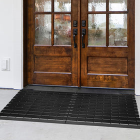 MATALL durable outdoor door mat endures busy thresholds with quick cleaning.