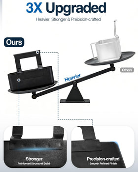 Matchwaves anti-rust black-coated steel for lasting durability.
