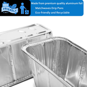 Matchwaves deep-groove design helps prevent leaks while grilling and traps grease securely.