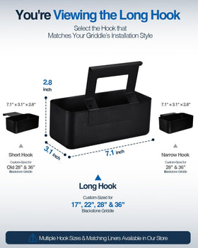 Matchwaves grease cup capacity up to 2 lb for clean cooking.