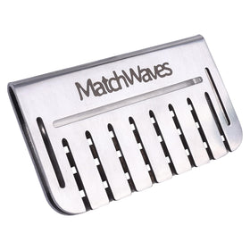 Matchwaves Grease Gate Blocker side view guarding the edge to prevent food slips