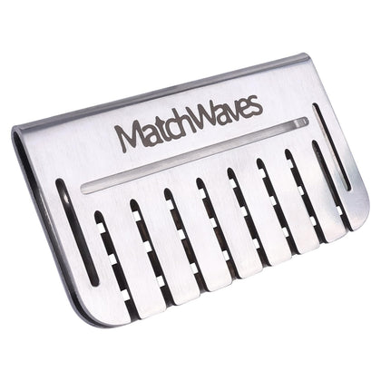 Matchwaves Grease Gate Blocker side view guarding the edge to prevent food slips