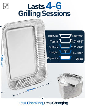 Matchwaves heavy-duty liners in action during high-heat grilling.