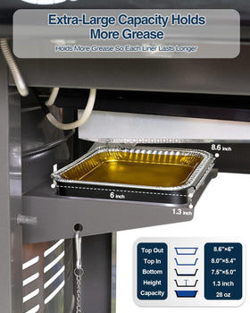 Matchwaves rolled-edge pan offers secure durable fit on Weber grills