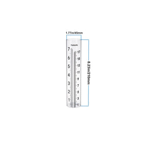 Mateda 7-inch capacity gauge ideal for garden monitoring.