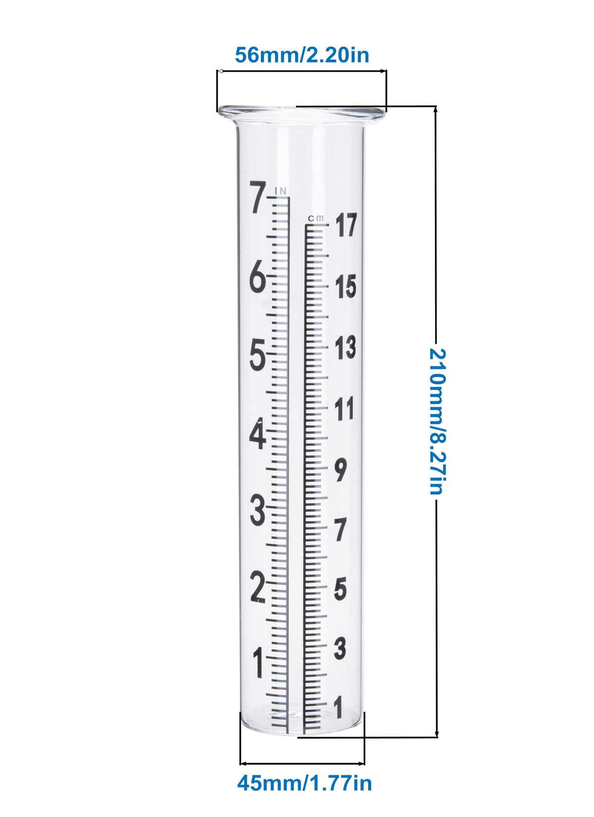 Mateda patio-lawn outdoor rain gauge for yard planning