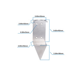 Mateda vertical top design reduces splash for clearer readings.