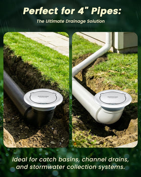 Matework yard channel drain installed for reliable outdoor drainage in the yard.