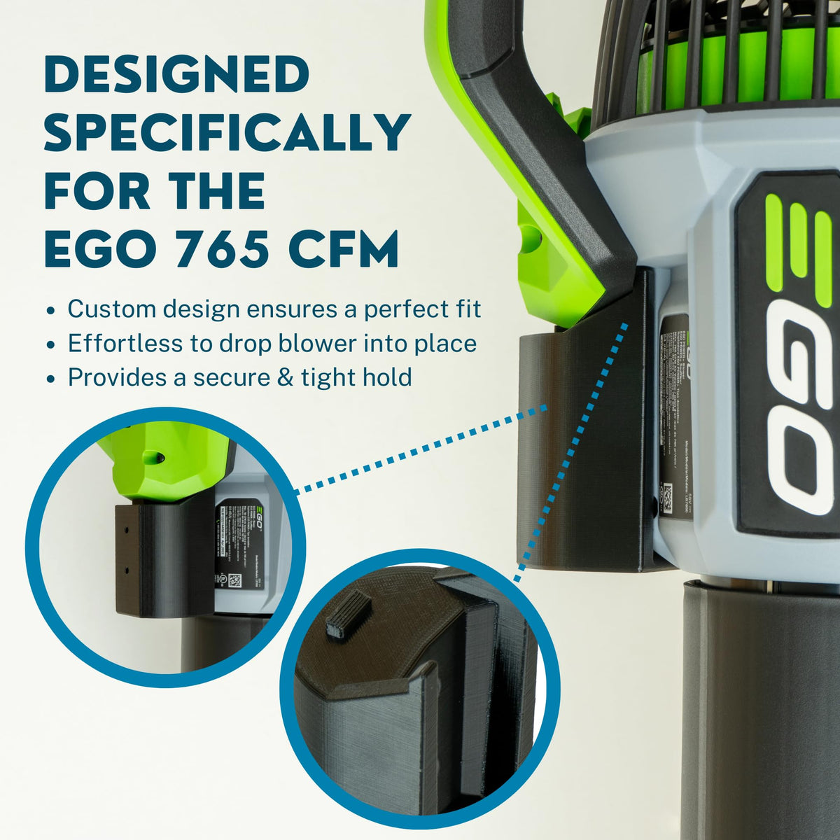 Matterform UV-resistant PETG material detail ensures durability in garage environments.