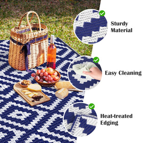 Mattitude rug foldable design is portable for picnics and camping