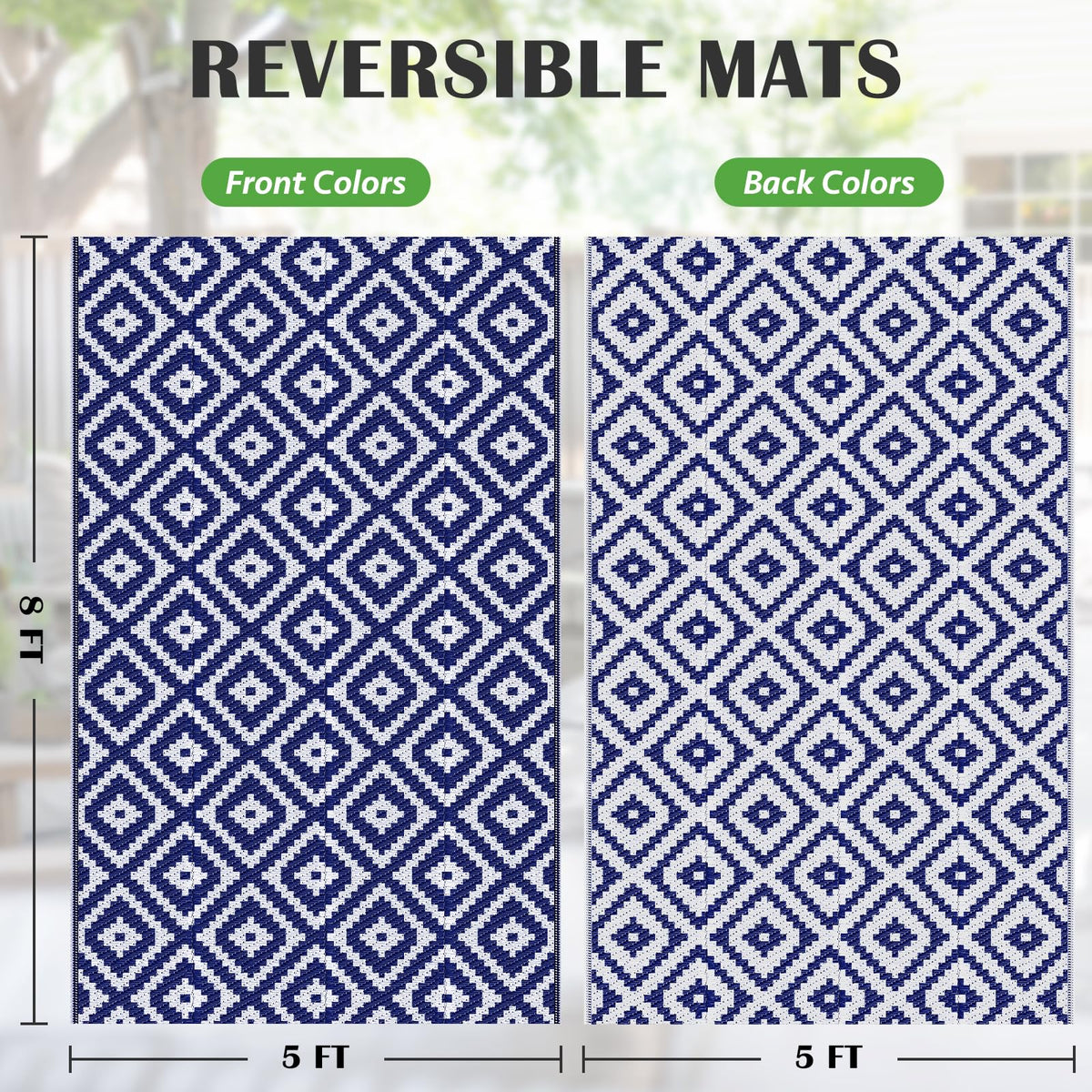 Mattitude rug texture close-up shows sturdy weave ideal for easy cleaning