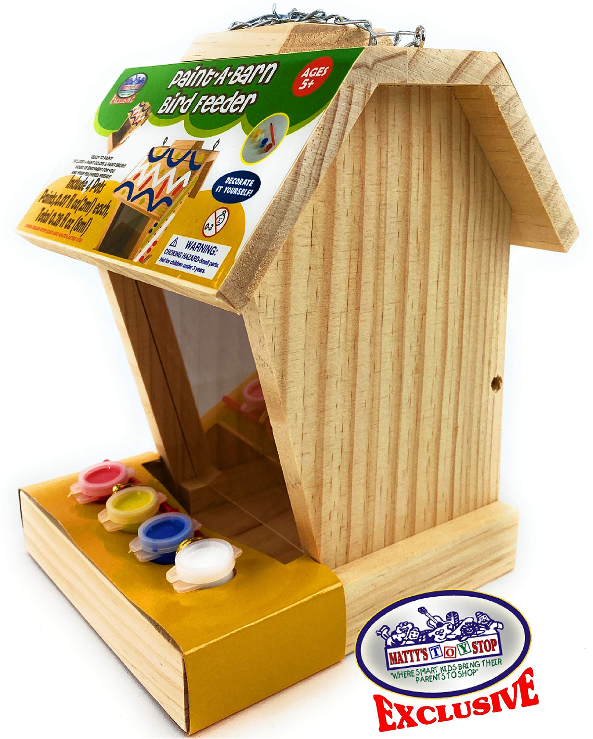Families paint together with Matty's Toy Stop feeder, boosting creativity.
