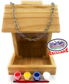 Matty's Toy Stop painting kit with four paints for customizing your feeder.