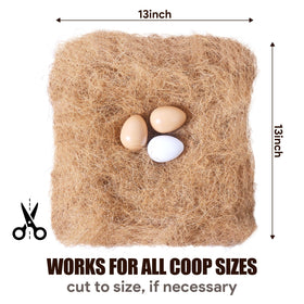Matutinus pads simplify egg collection with clean, dry nesting.