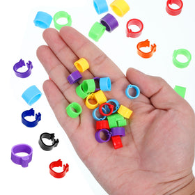 Matwsec baby chick bands 10mm for gentle identification.